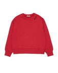 No21 Coral Red Logo Around Crewneck Sweatshirt
