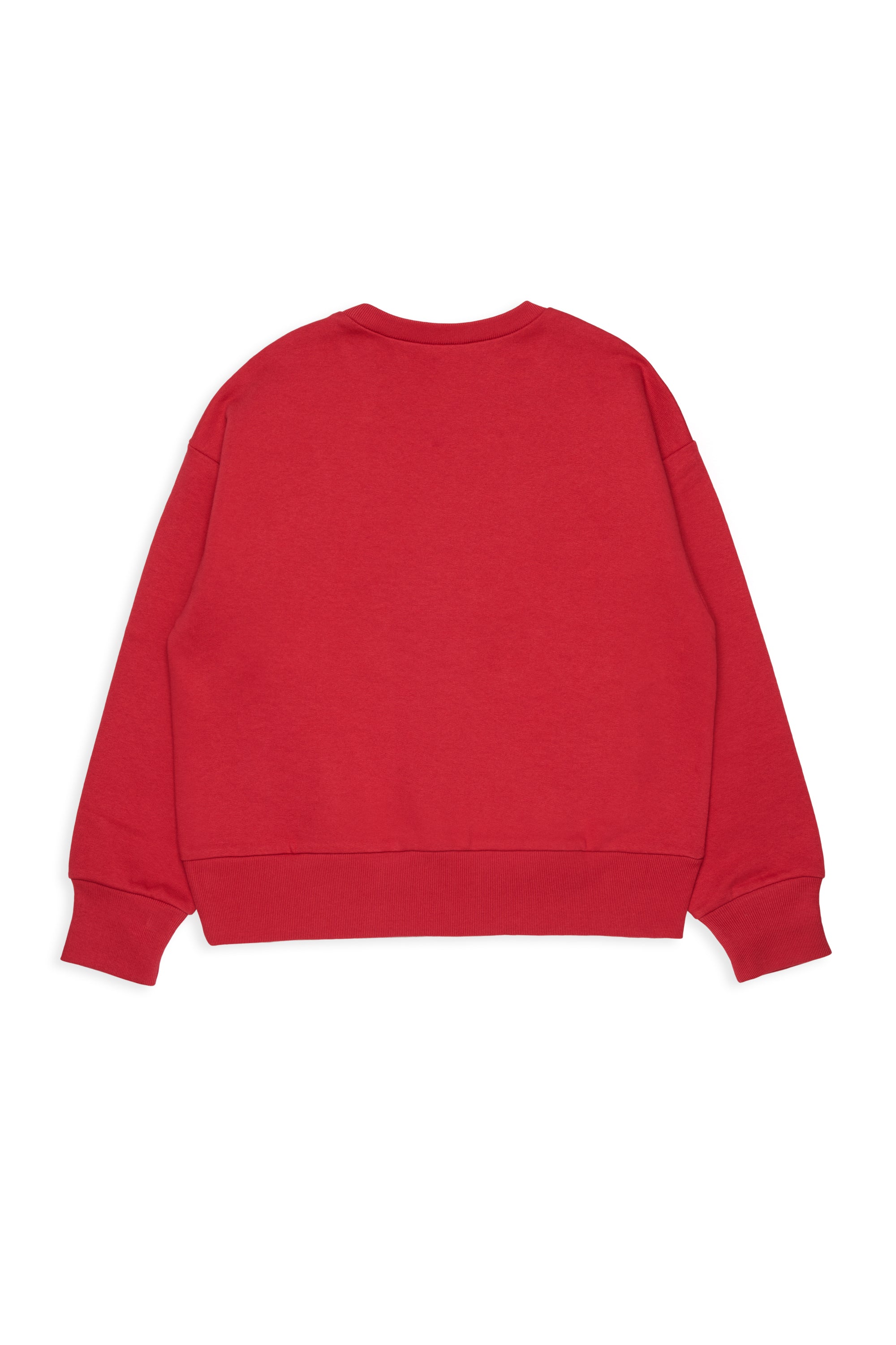 No21 Coral Red Logo Around Crewneck Sweatshirt