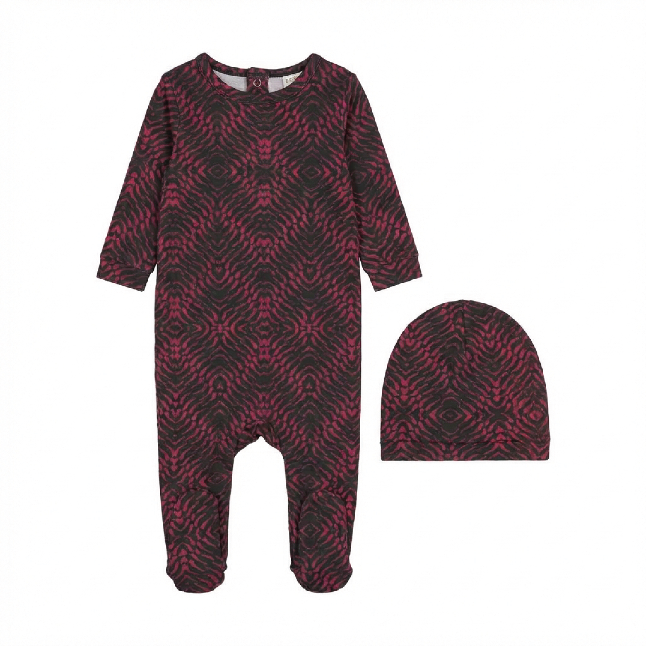 Bopop Hot Pink Pajama Footie