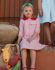 Jouet Zip Front Dress With Pocket Patches