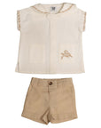 Noma Bird Embroidered Pocket Set
