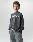 NuNuNu Graphite Splash Long Sleeve