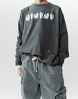 NuNuNu Graphite Splash Long Sleeve