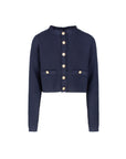 Poet Dahlia Navy Knit Cardigan