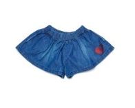 Diesel Heart Denim Short Set