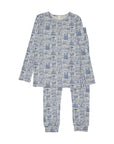 Bopop Navy Toile Pajamas