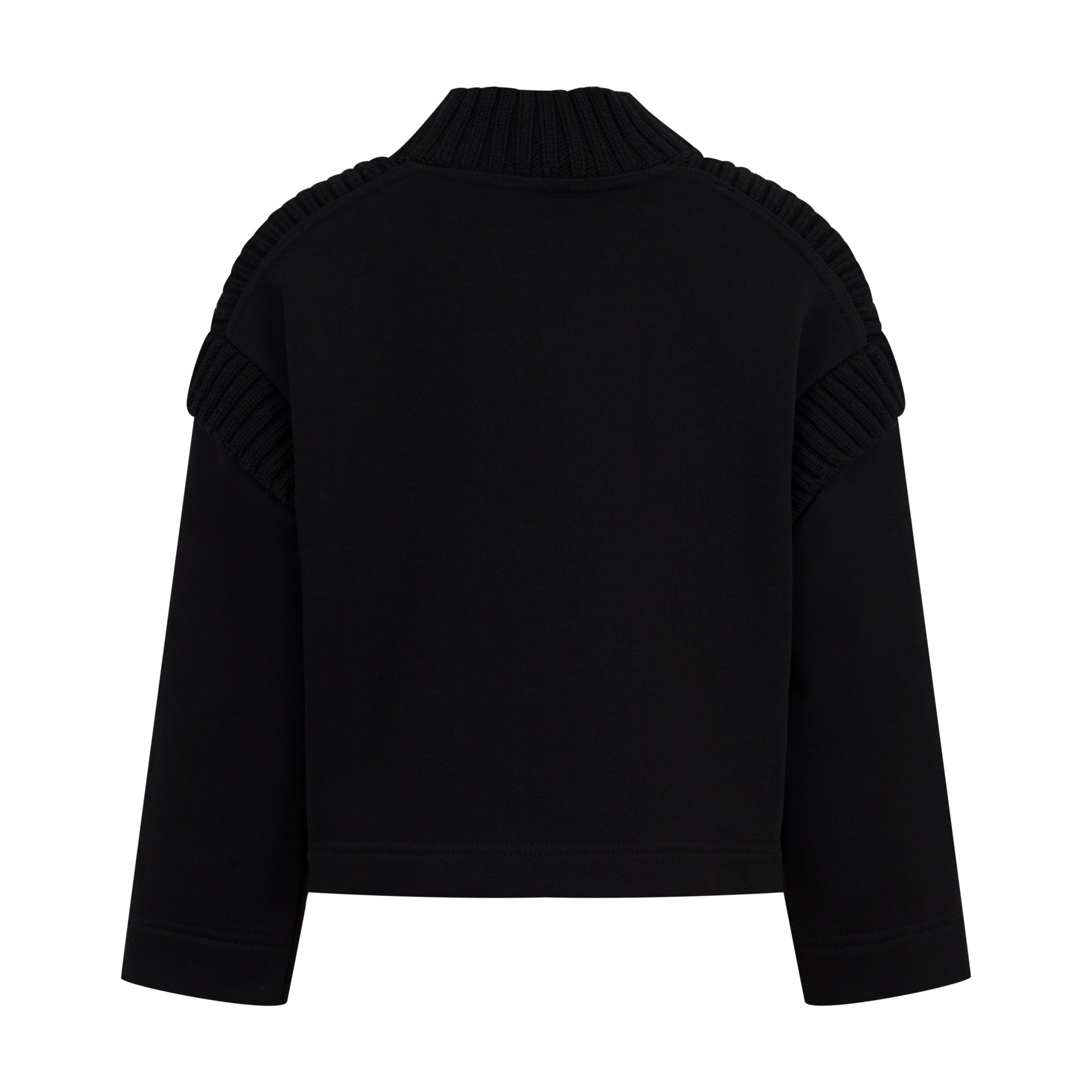 Pucci Ruffled Blue Logo Sweater