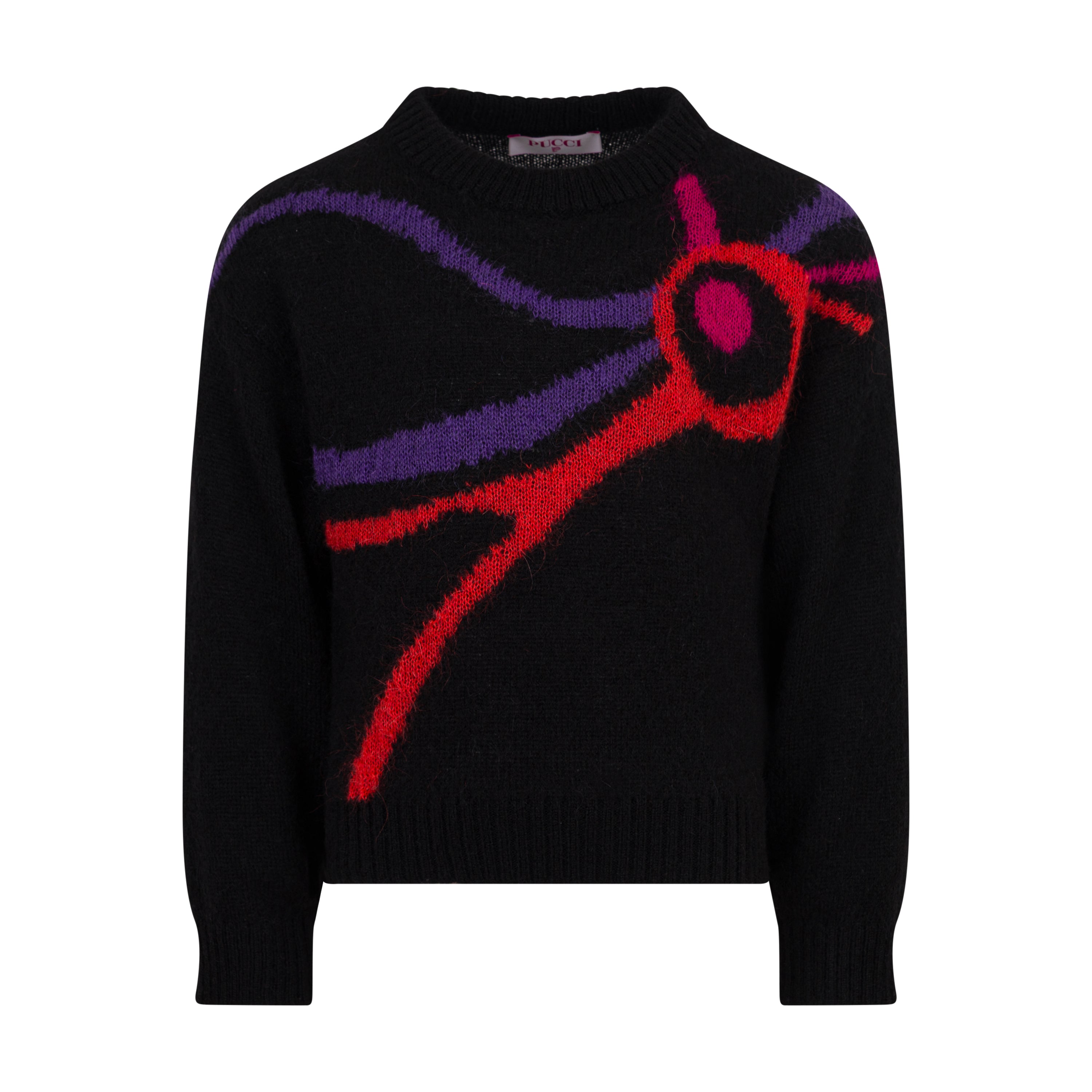 Pucci Multicolor Center Print Sweater