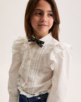 Philosophy Poplin Blouse With Removable Bow