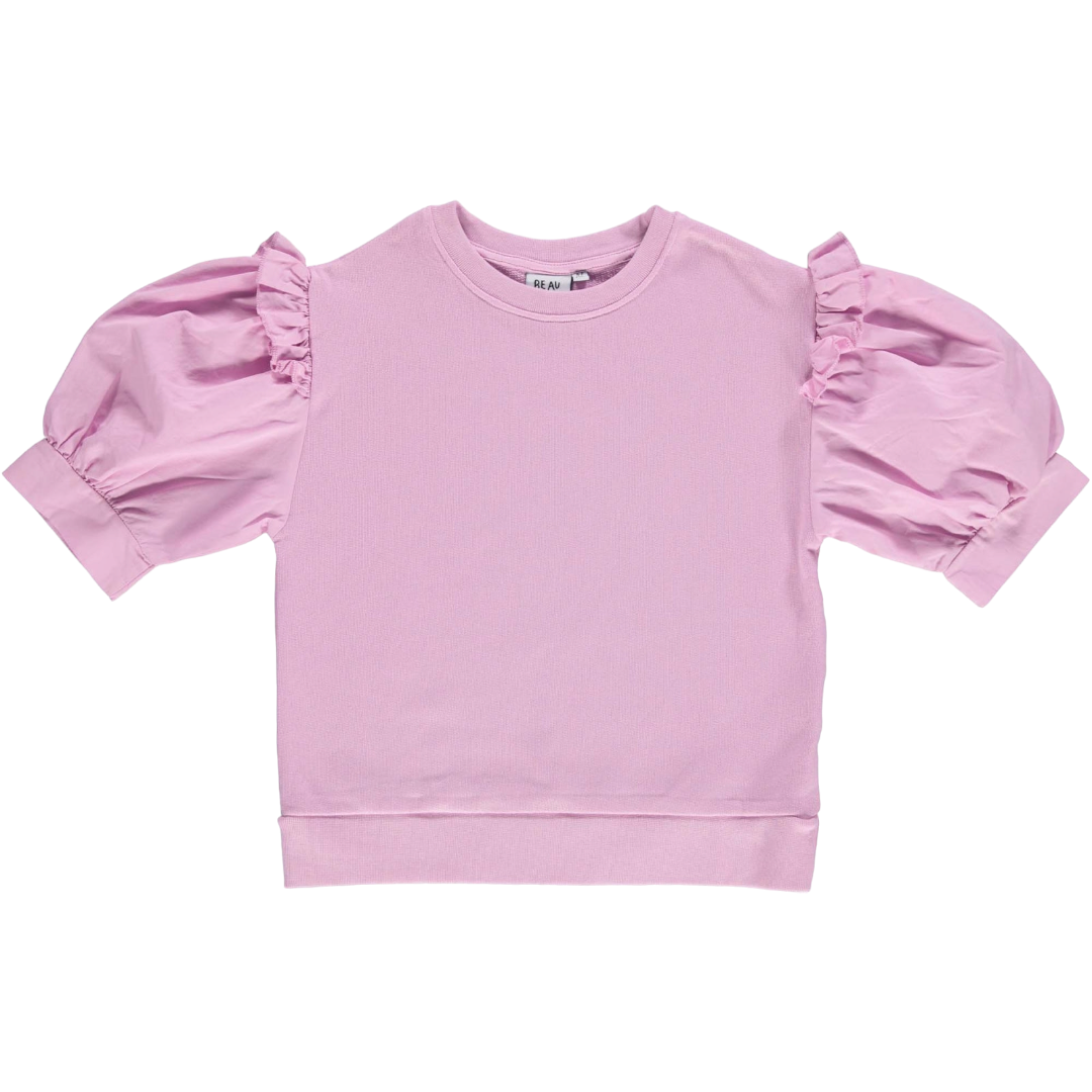 Beau Loves - Pink Frill Top