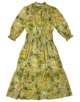 Zaikamoya Yellow Flower Stella Dress