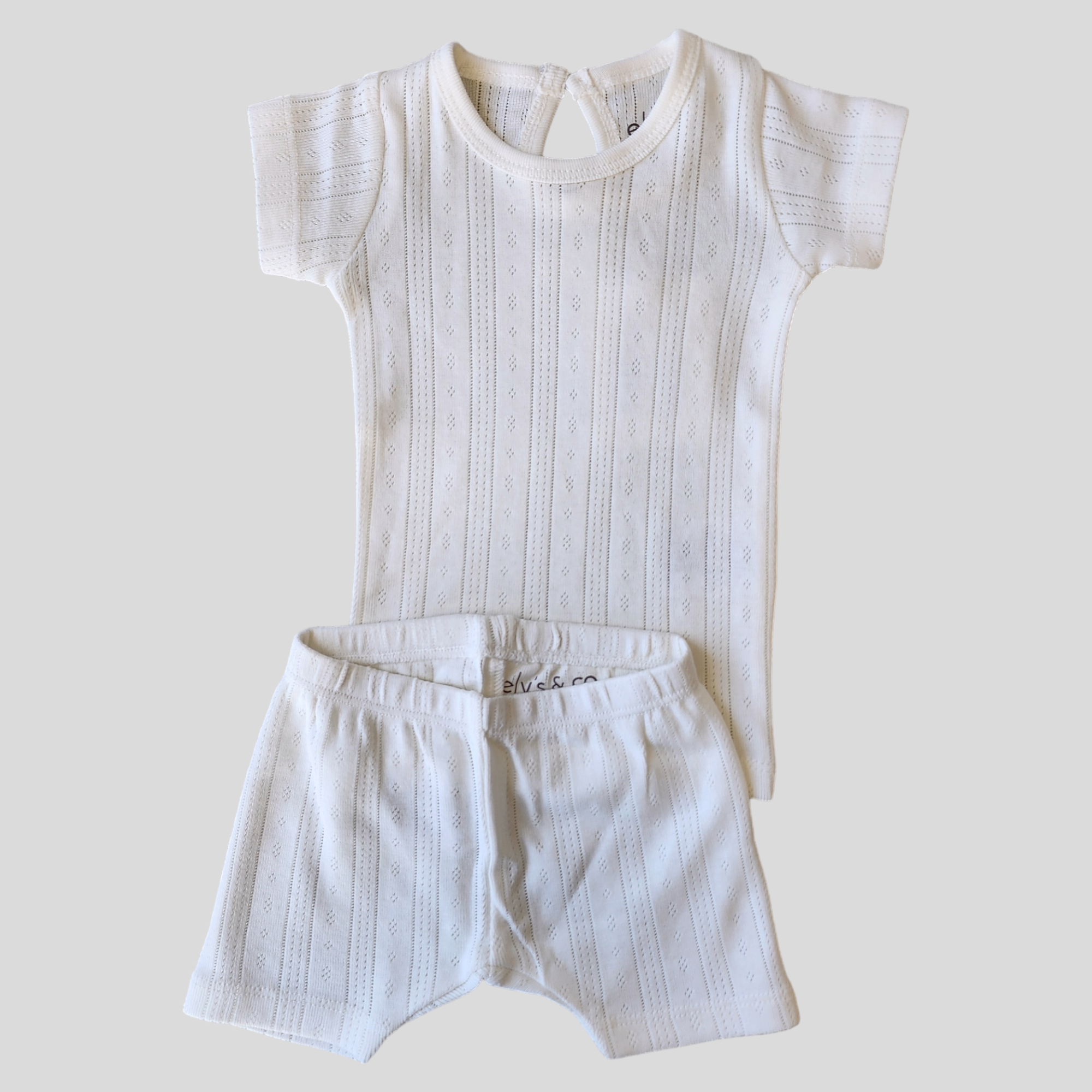 Ely&#39;s &amp; Co Cream Pointelle Two Piece Set