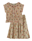 Emile Et Ida Vintage Floral Skirt Set