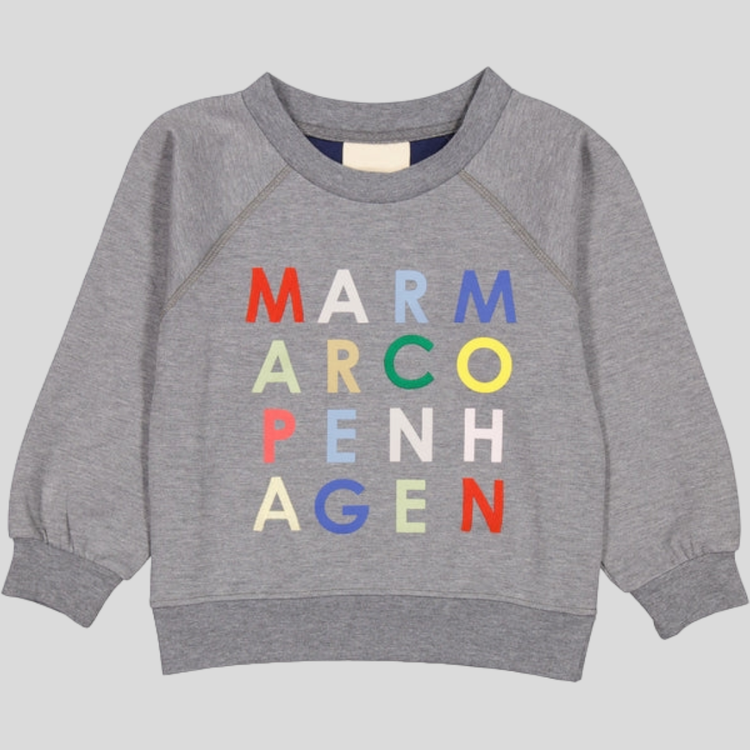 MarMar Copenhagen Multicolor Letters Sweatshirt