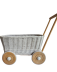 Handmade Wicker Toy Cart