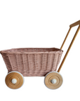 Handmade Wicker Toy Cart