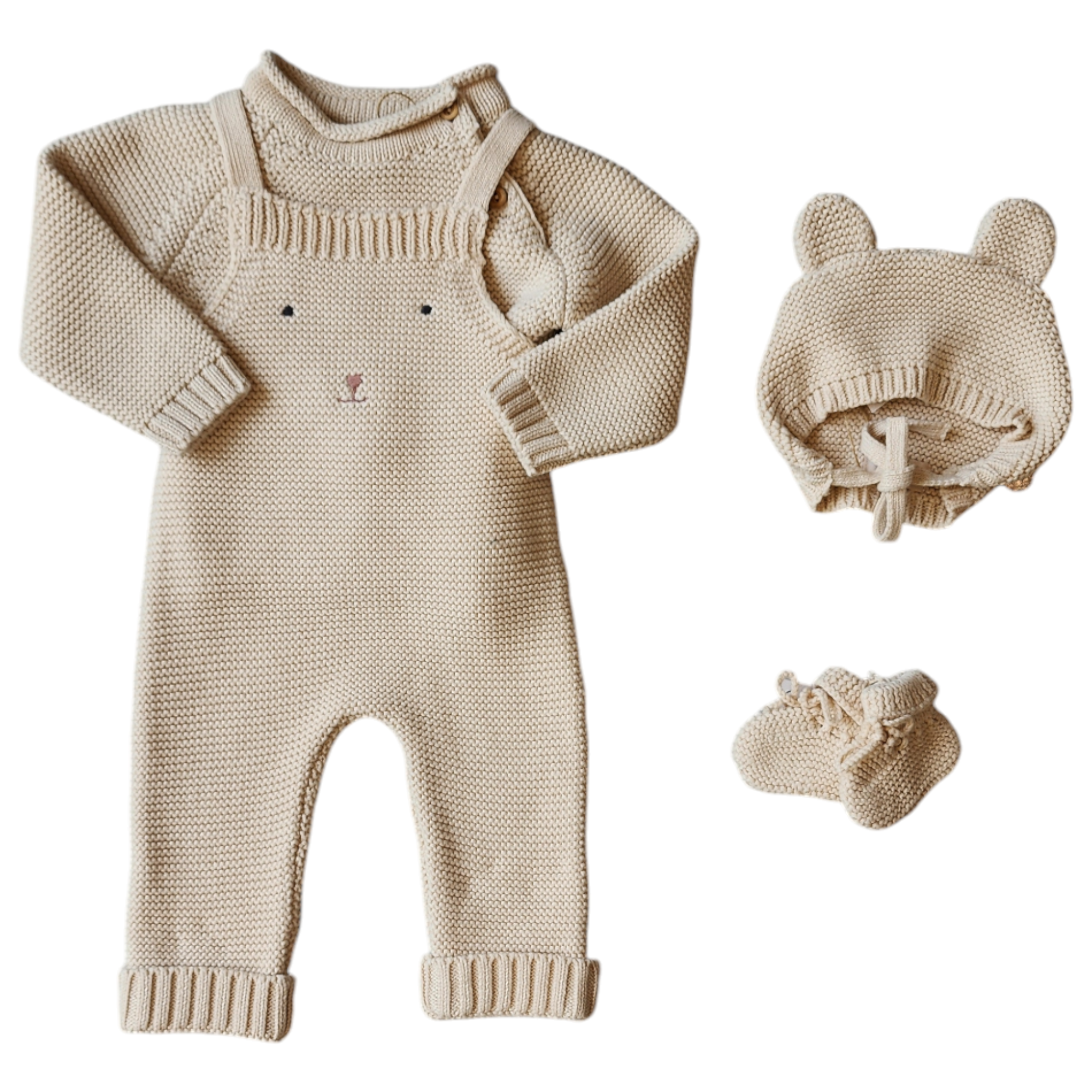 Buho Teddy 4 pc Knit Set