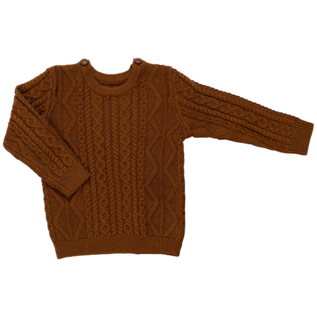 Kipp Caramel Cable Sweater