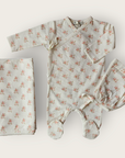 Bebe Organic Aurele Floral Take Me Home Set