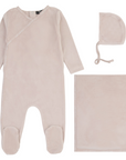 Noggi Worded Velour Wrap Trim Set