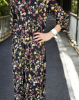 GodThread Floral Collar Dress