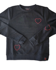 Teen Boss Cutout Heart Sweatshirt