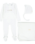 Ladida Bebe Pointelle Footie Set