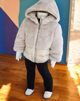 Colmar Baby Fur With Quilted Insert Jacket