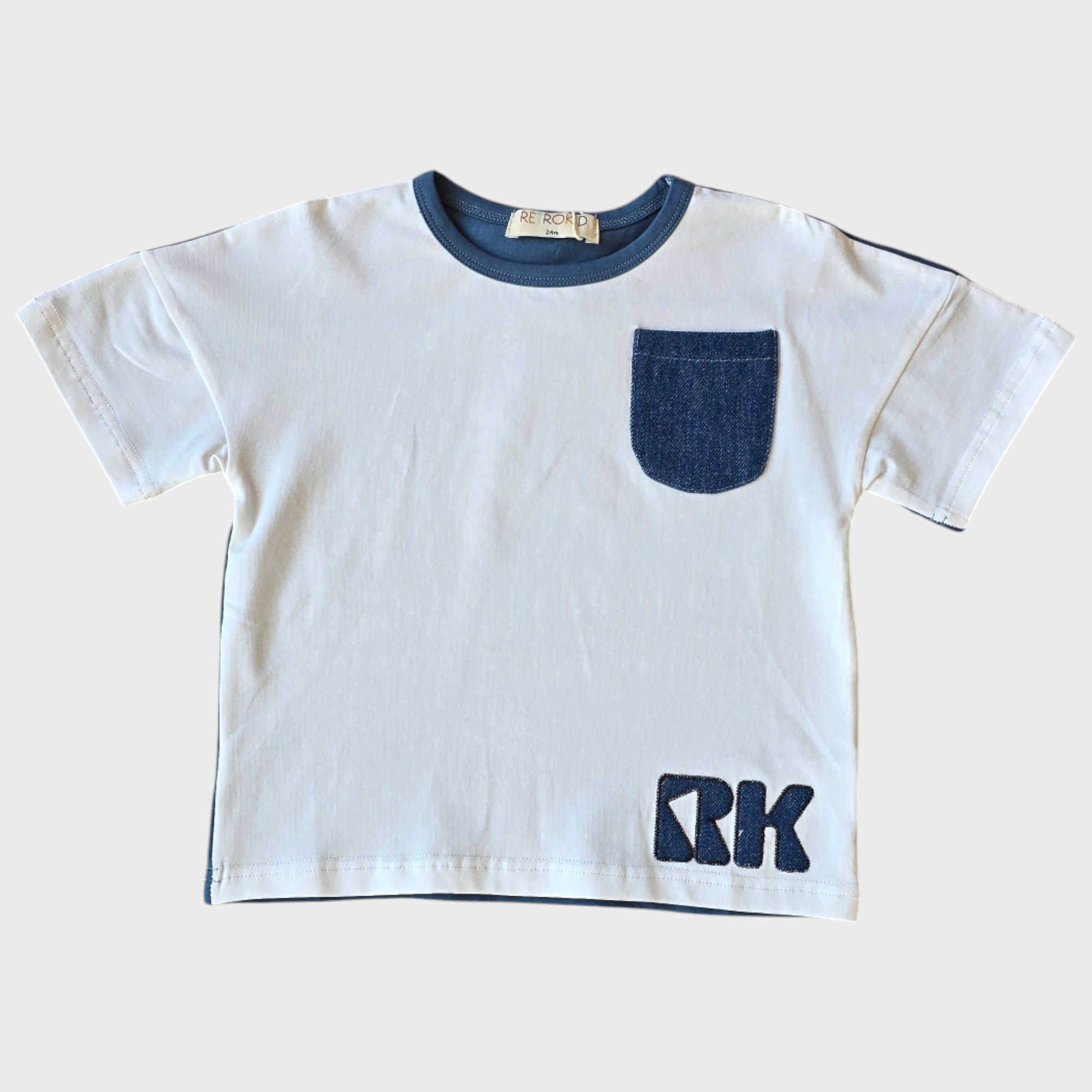 Retrokid Denim Reed Jean Patch T-Shirt