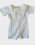 Bonjoy Ivory Yellow Lemonade Suspender Set