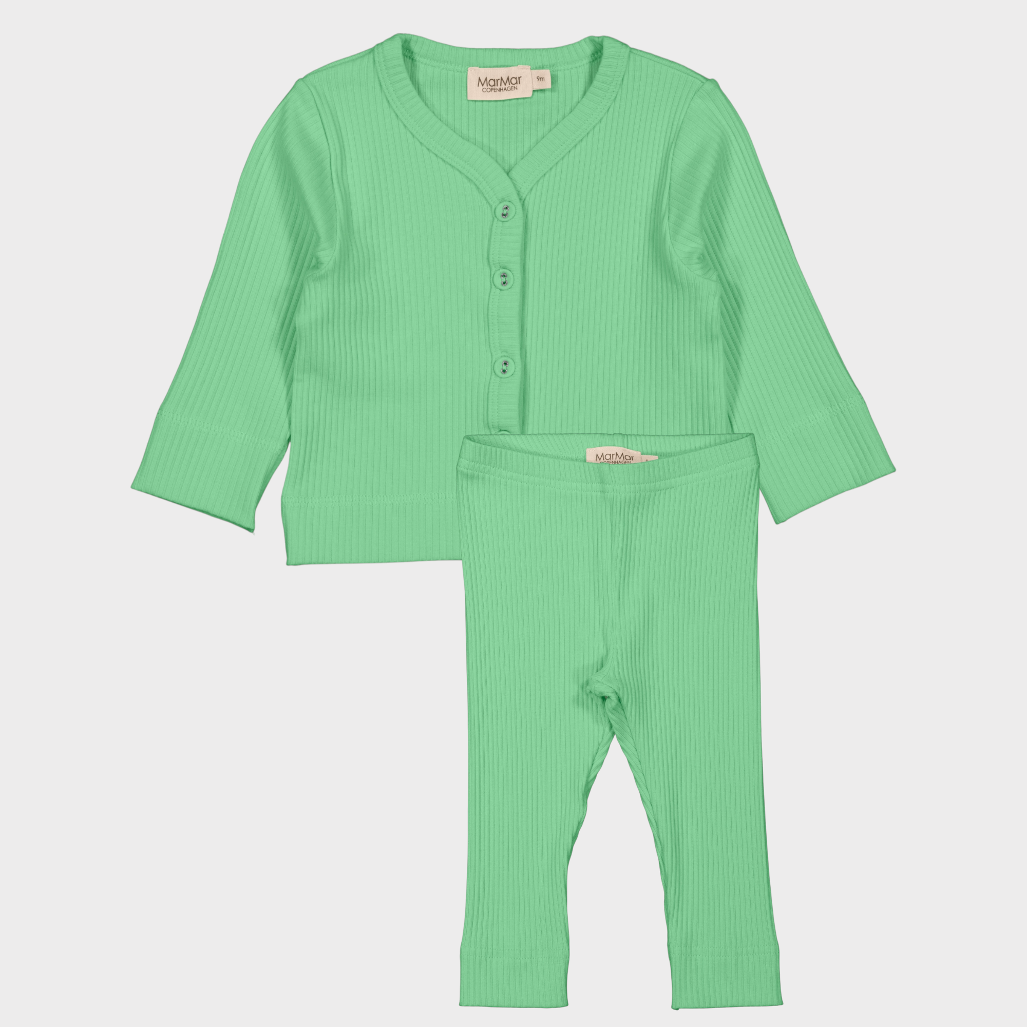 MarMar Copenhagen Cale Green Cardigan Set