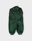 Ann Of Nan Green Velour Romper