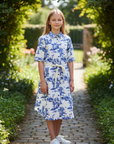 TNTRM Toile Blue Safari Dress