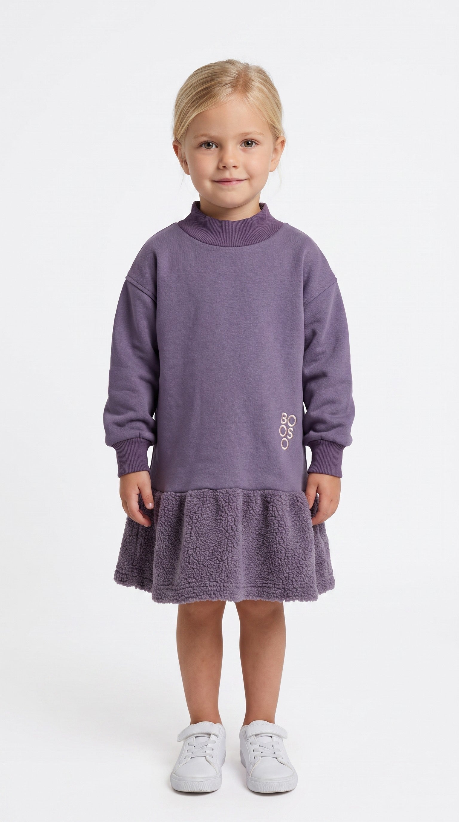 Booso Plum Teddy Dress