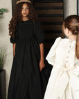 Little Tempest Black Taffeta Gown