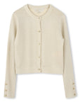 Michael Kors Light Gold Knitted Cardigan