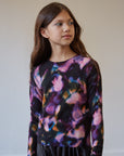 Autumn Cashmere Blotch Print Crewneck