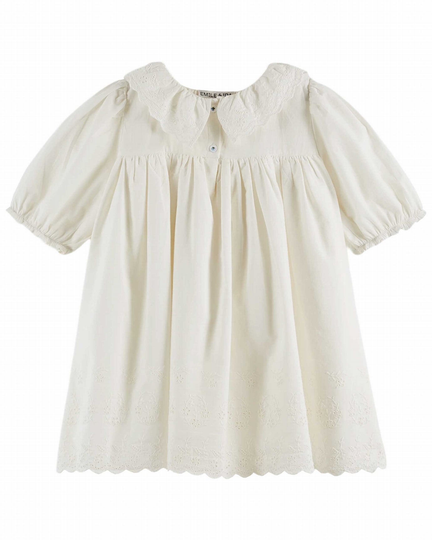 Emile Et Ida Blanc Anglaise Dress