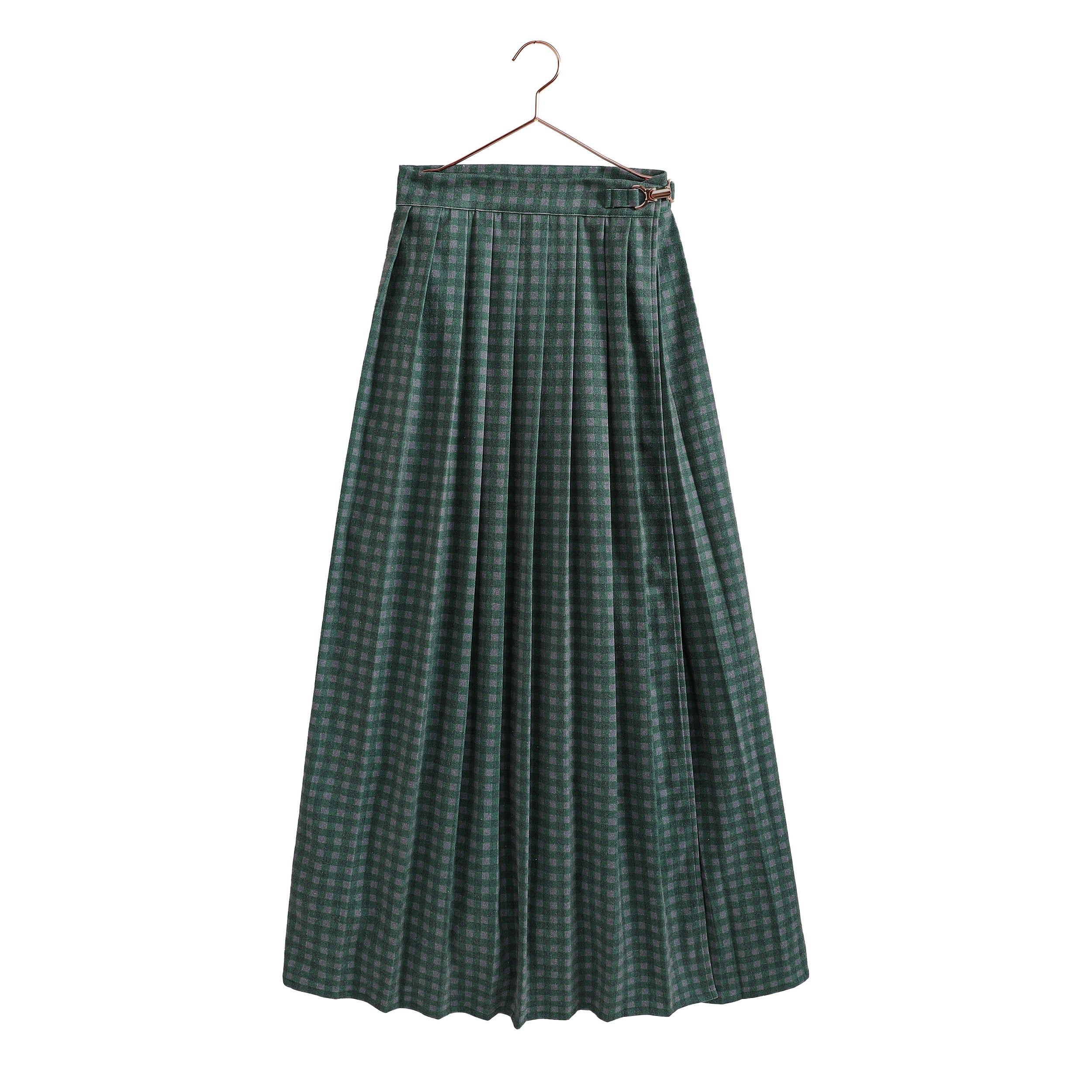 RetroKid Rowan Gingham Maxi Wrap Skirt