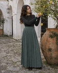 RetroKid Rowan Gingham Maxi Wrap Skirt