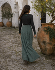 RetroKid Rowan Gingham Maxi Wrap Skirt