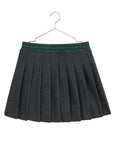 RetroKid Rowan Grey Pleated Sweat Skirt