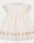 Orange Dimanche Off White Linen Dress