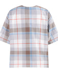 TNTRM Checked Draped Skirt Set