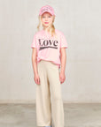 The Animal Observatory Pink Love T-Shirt