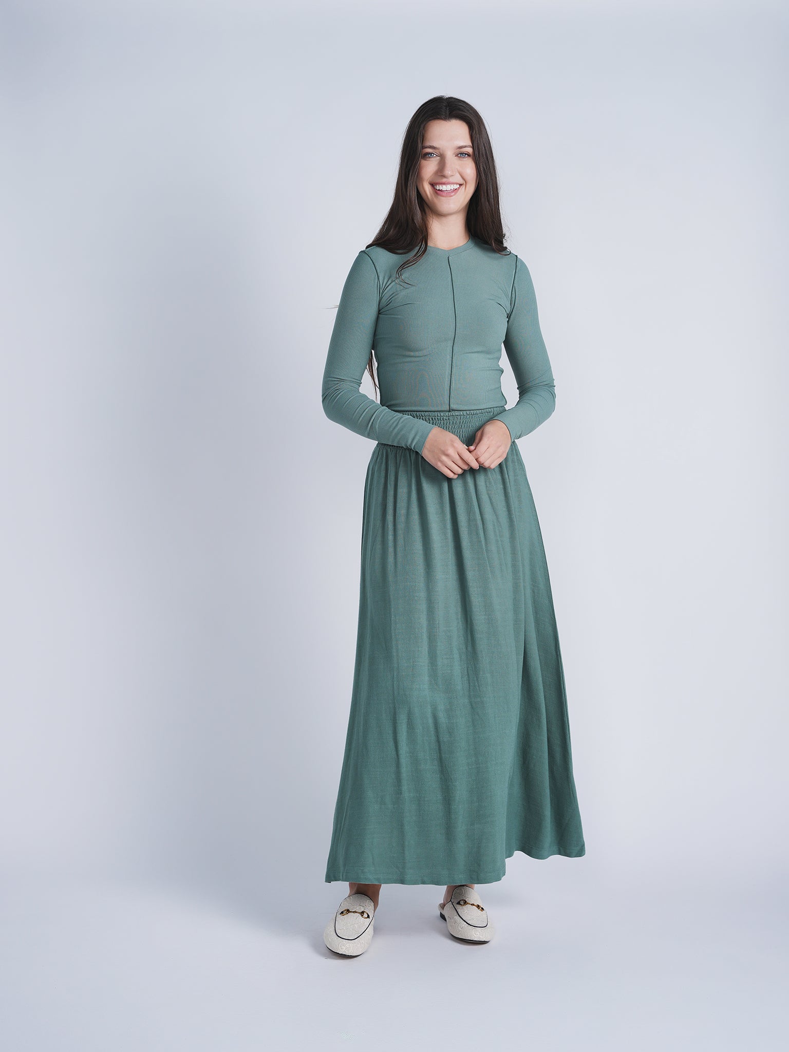 Fyi Sage Long Skirt