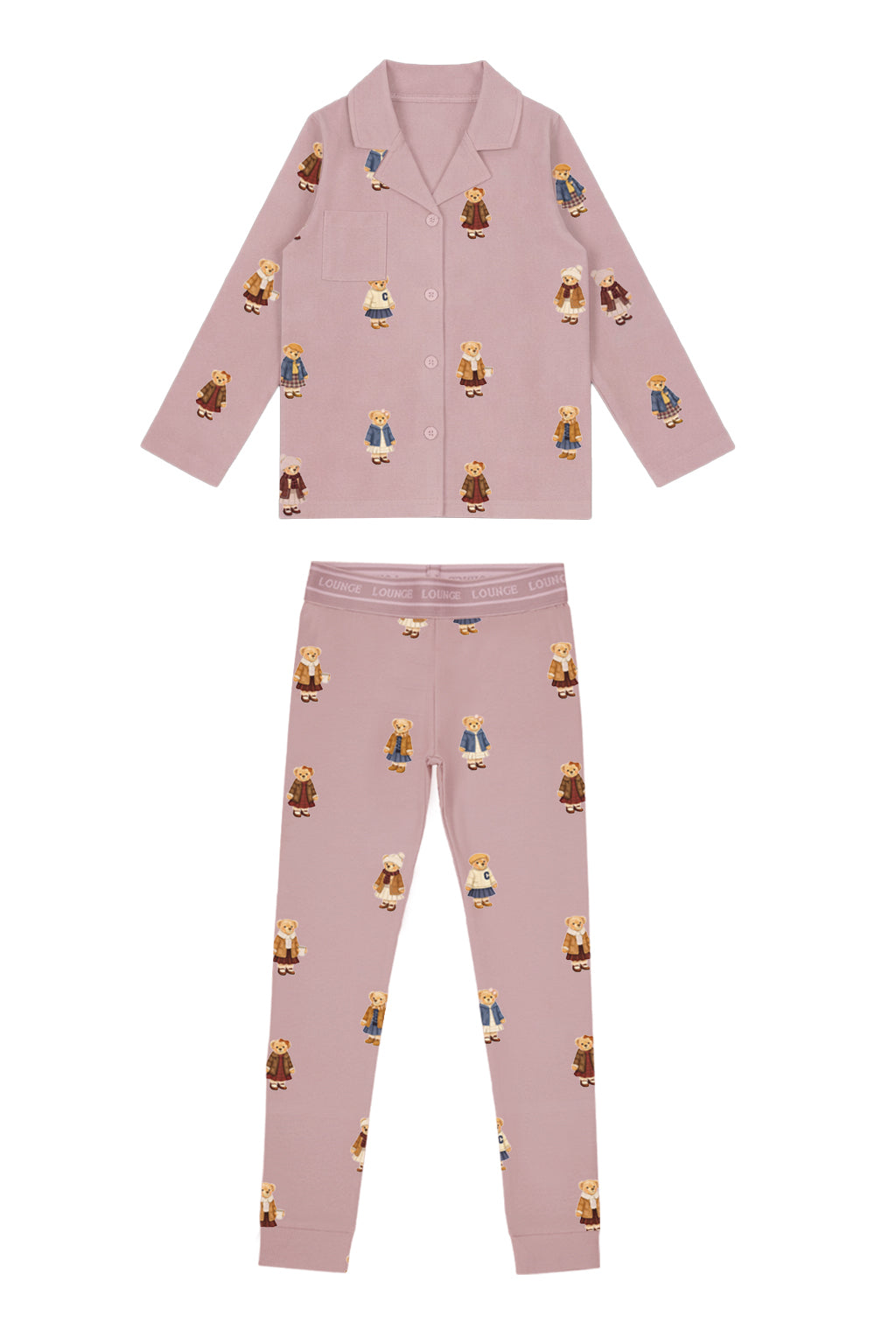 Crew Kids Dusk Teddy Patter Pajama