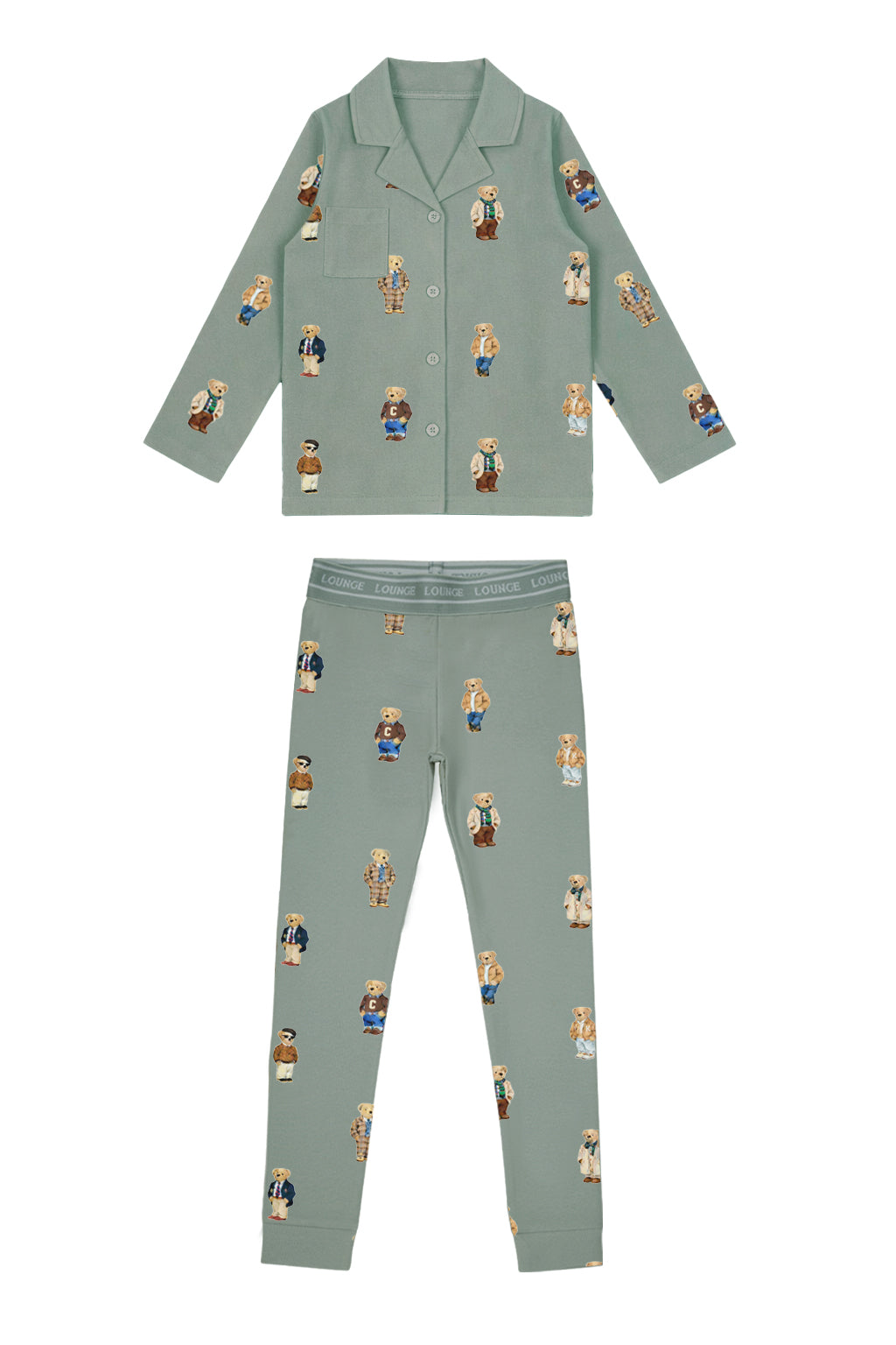 Crew Kids Jade Teddy Patter Pajama