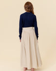 Soir Natural Laura Maxi Skirt