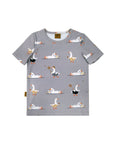 Hebe Grey Goose Print T-Shirt